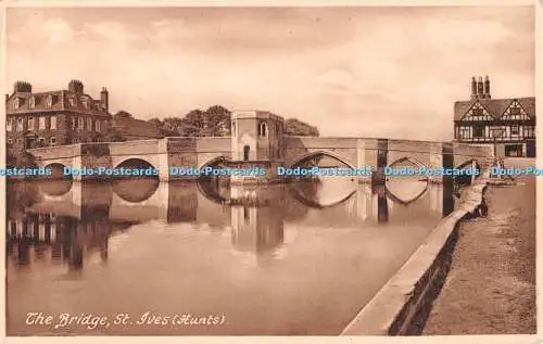 R543102 St Ives The Bridge Hunts E Wylie Frith Series No 84552 1935