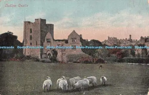 R543112 Ludlow Castle Valentine Serie 1905
