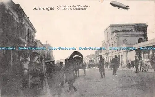 R545576 Salonique Vardars Viertel Zeppelin Luftschiff