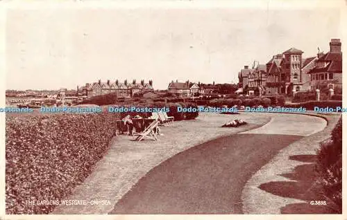 R549482 Westgate on Sea The Gardens A H and S Paragon Series 1951