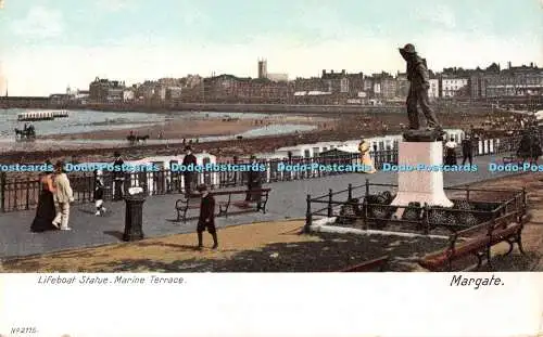 R543152 Margate Rettungsboot Statue Marine Terrasse F Hartmann Nr 2175