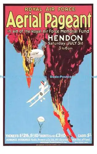 R542038 Royal Air Force Luftfestzug Dalkeith Poster Karte P 268 Anonym 1920