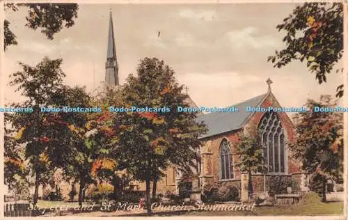 R543173 Stowmarket St Peter and St Mary Church J Newby Frith Series No 71945 193