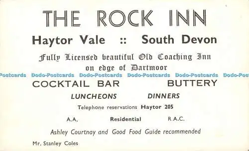 R547475 Rock Inn Haytor Vale South Devon Old Coaching Inn am Rande der Dartmoor Co