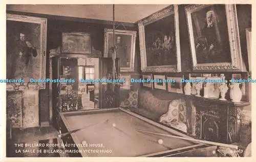 R543208 The Billard Room Hauteville House La Salle de Billard Maison Victor Hug