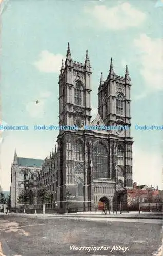 R549631 Westminster Abbey R B Postkarte