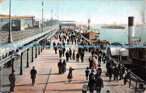 R545763 Landing Stage Liverpool E F A View Series