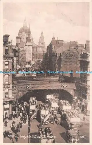 R549656 London Ludgate Hill and St Paul