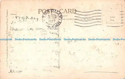 R545766 Annäherung an Ansteys Cove Torquay Geo P Coves Bibliothek 1927
