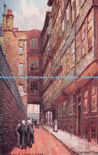 R549744 Middle Temple Lane Inns of Court and Chancery Tuck Oilette No 1537