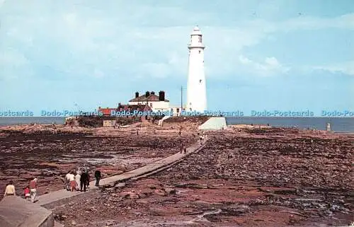 R545847 St Marys Island and Lighthouse Whitley Bay WHS 2025 Plastichrome Colourp