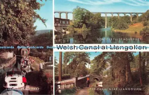 R547686 Welsh Canal at Llangollen Pontcysyllte Aquäduct J Salmon Cameracolour Mu