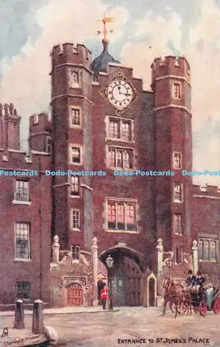 R549755 Eingang zum St James Palace Old London Gateways Tuck Oilette Nr. 6257