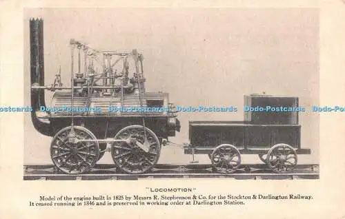 R543439 Lokomotive der Herren R Stephenson für die Stockton and Darlington Railwa