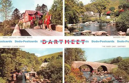 R547756 Dartmeet Riders Crossing Dartmeet Bridge Badgers Holt Jarrold Cotman Cool