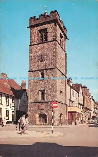 R549886 St Albans Clock Tower David Tack Plastichrome von Colourpicture A J Howar