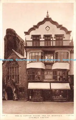 R549890 Exeter Mol Coffee House and St Martin Church Tuck 1958