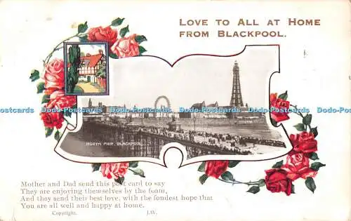 R543516 North Pier Blackpool Liebe für alle zu Hause von Blackpool Sharples F G Ser