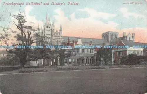 R547879 Peterborough Cathedral and Bishop Palace Jarrold Serie Nr. 1232 1904