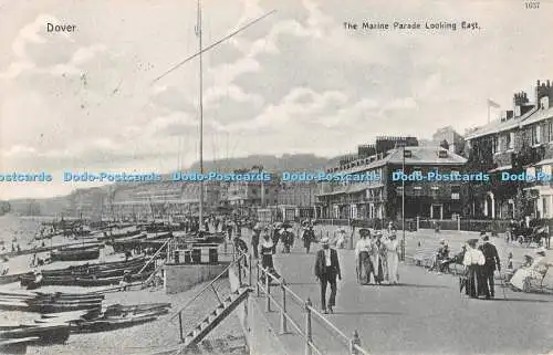R549950 Dover The Marine Parade Looking East Victoria Serie 1910