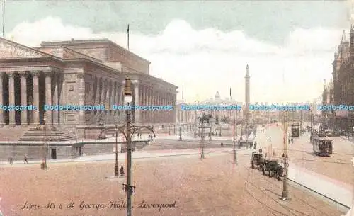 R549951 Liverpool Lime Str and St Georges Hall Shurey This Beautiful Series of F