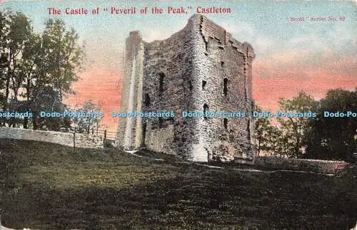 R547914 Castleton The Castle of Peveril of the Peak Scott Russell Scott Serie N