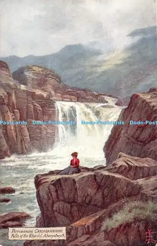 R546108 Aberystwyth Picturesque Cardiganshire Falls of the Rheidol Tuck Oilette