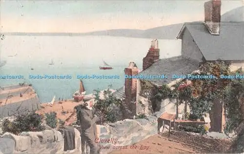 R547951 Clovelly View across the Bay F Frith 1905