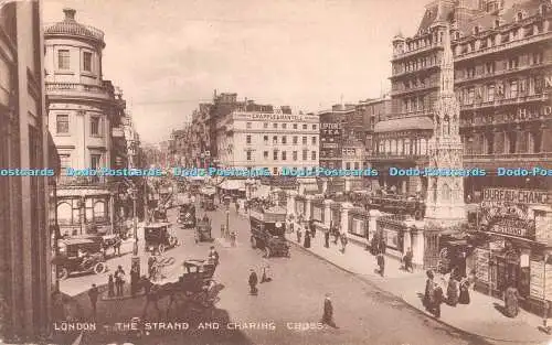 R550012 London Strand and Charing Cross London Stereoscopic Companies LESCO Serie