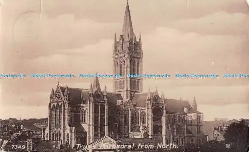 R547963 Truro Cathedral from North Valentine Nu Vu Serie 1911