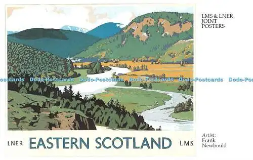 R543656 LMS und LNER Gemeinschaftsposter LNER Ostschottland Frank Newbould Dalkeith