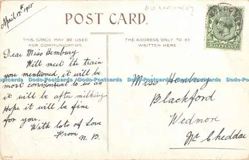 R547990 Bournemouth Pier Approach from West Cliff 1915