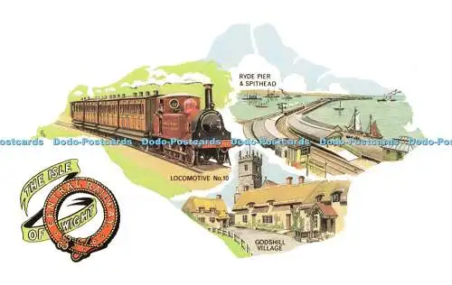 R543693 Isle of Wight Central Railway Ryde Pier and Spithead Lokomotive Nr. 10 Go