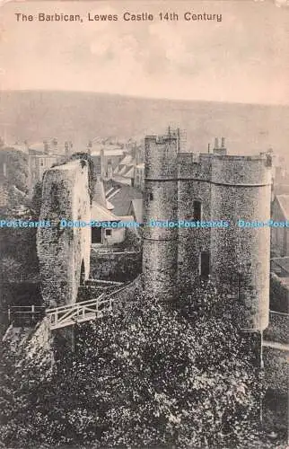 R548002 Barbican Lewes Castle 14th Century Brighton Palace Series 39 View No 286