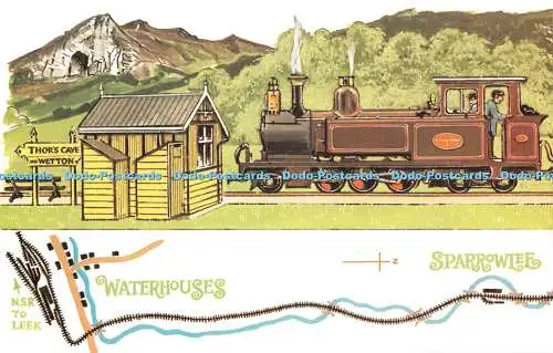 R543716 Waterhouses Sparrowlee Leek and Manifold Valley Light Railway Dalkeith P