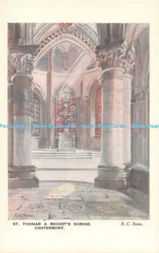 R546204 Canterbury St Thomas a Becket Shrine William Brown E C Boon