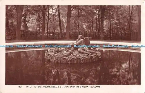 R543739 93 Palais de Versailles Fontaine de lHiver Saturne Edition des Musees Na