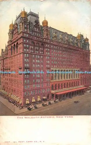 R548090 Waldorf Astoria New York 1935 Ill Post Card