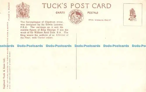 R546262 Windsor St George Chapel The Tomb of King George V Tuck