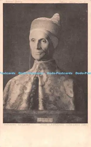 R548104 National Gallery Official Series No 18 Giovanni Bellini Doge Leonardo Lo