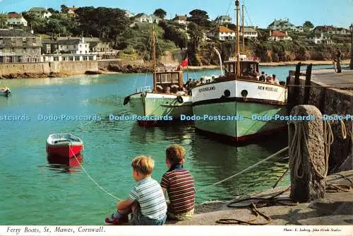 R543817 Fährschiffe St Mawes Cornwall E Ludwig Hinde 1970