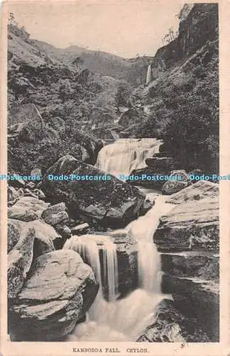 R546309 Ceylon Kambodda Fall W A Field 1910