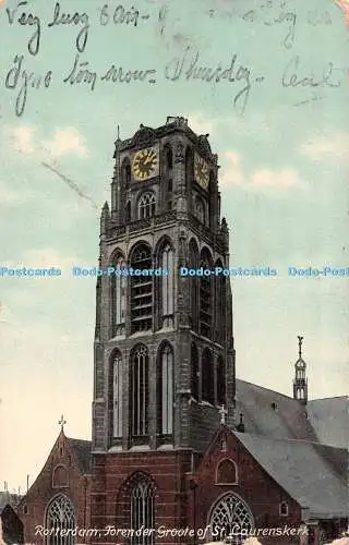 R546413 Rotterdam Toren der Groote of St Laurenskerk Dr Trenkler