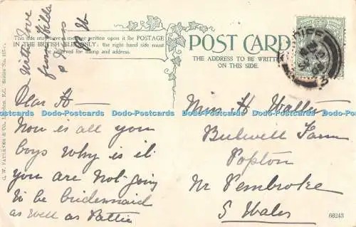 R550329 Cardiff St Mary Street C W Faulkner Series No 575C 1905