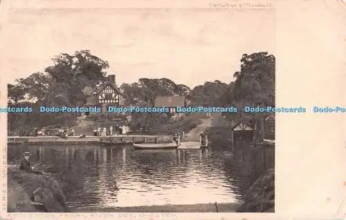 R543960 C W Faulkner Eccleston Ferry River Dee Chester Serie Nr 125 A 1903