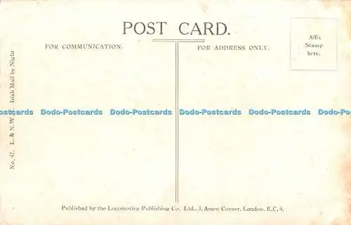 R550348 No 47 L and N W R Irish Mail by Night Locomotive Publishing