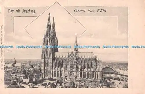 R550352 Dom mit Umgebung Gruss aus Köln P Josef Bachem No 11