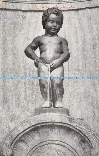 R548300 Bruxelles Manneken Pis J F B