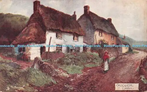 R550398 Jotter Card with Cornwall Tuck Oilette 1679 1909