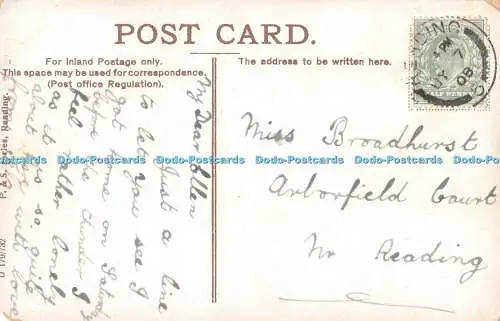 R550435 Abbey Gateway and Prison Reading F and S Series 1908